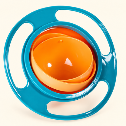 360° Rotating Snack Bowl with Lid
