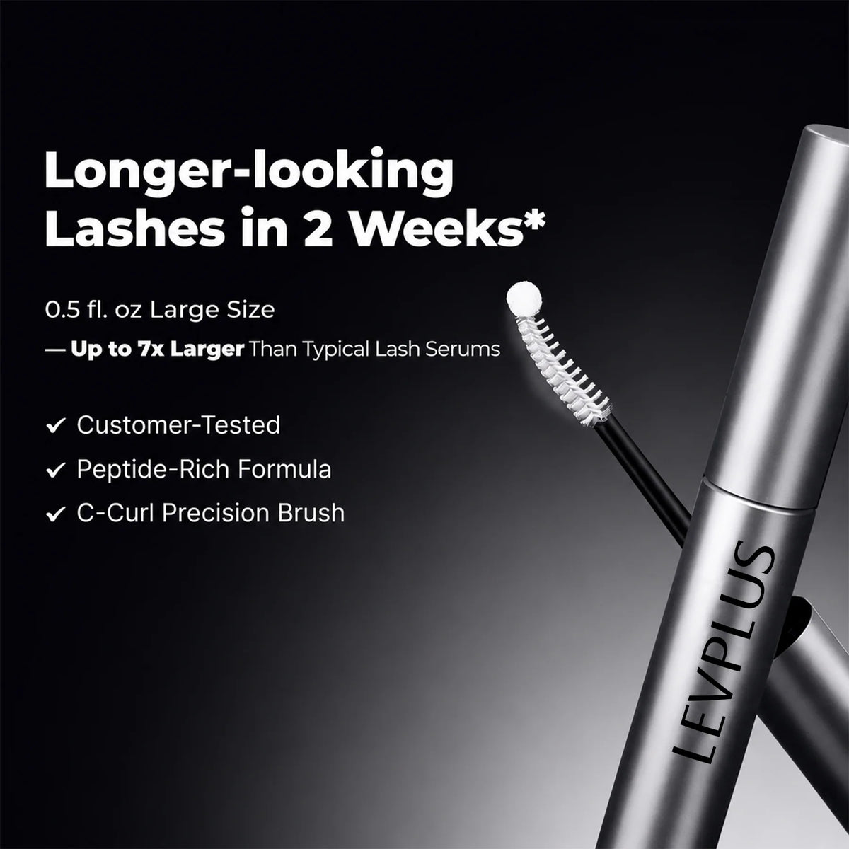 Eyelash Growth Serum- Safe & Gentle Lashes Care, Fuller, Thicker in 2 Weeks, Non-Prostaglandin
