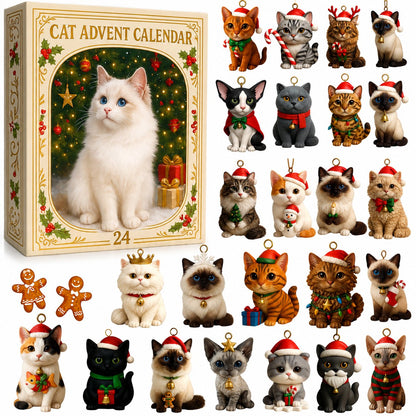 🐱 24 Days of Cats Advent Calendar: Christmas Countdown for Cat Lovers