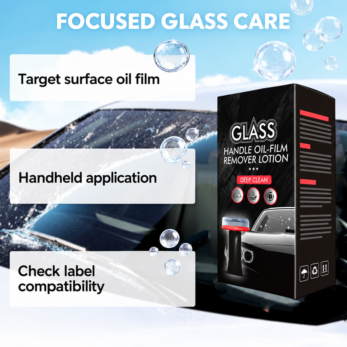 Handheld Glass Oil-Film Remover – 100 g