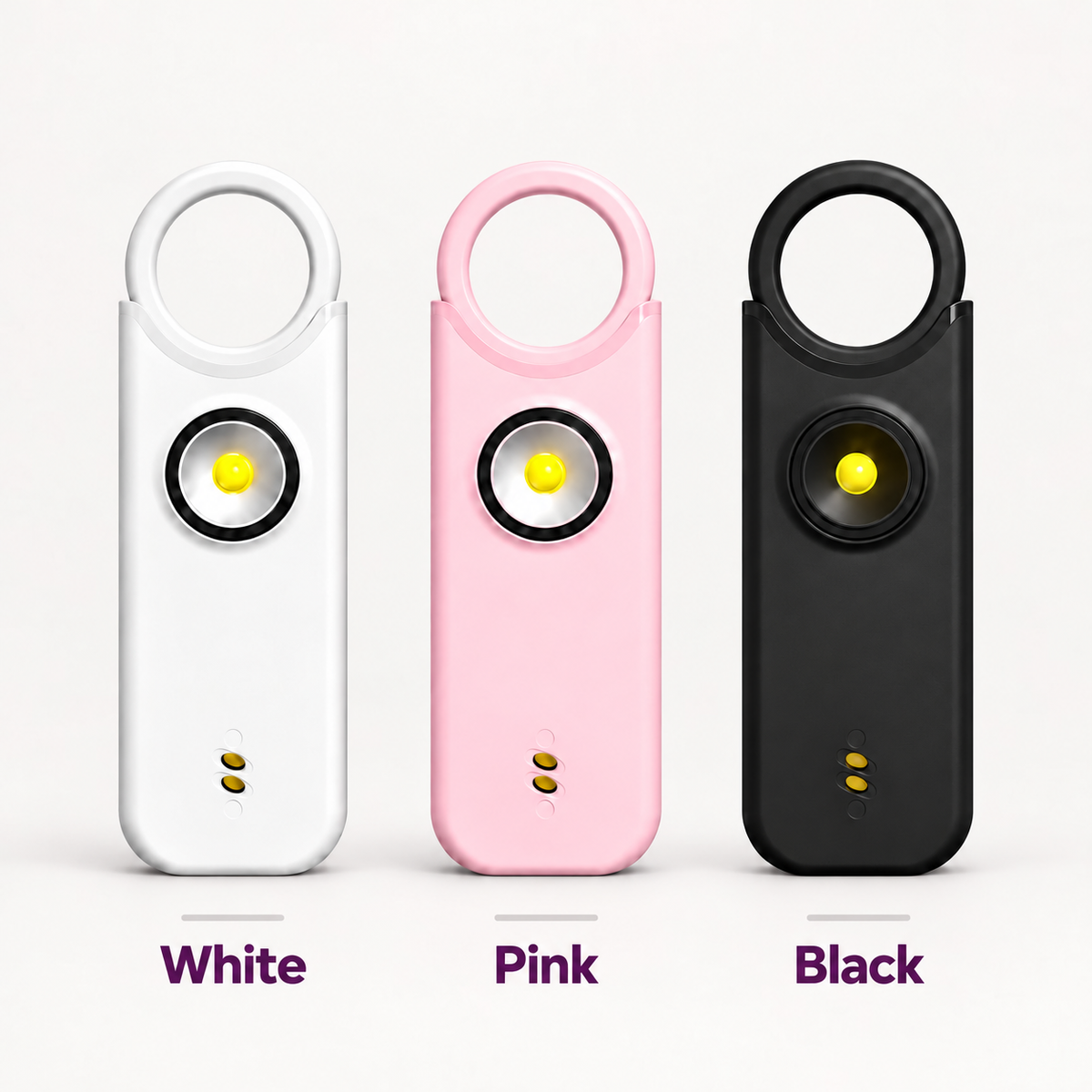 Personal & Door Vibration Alarm with LED Light