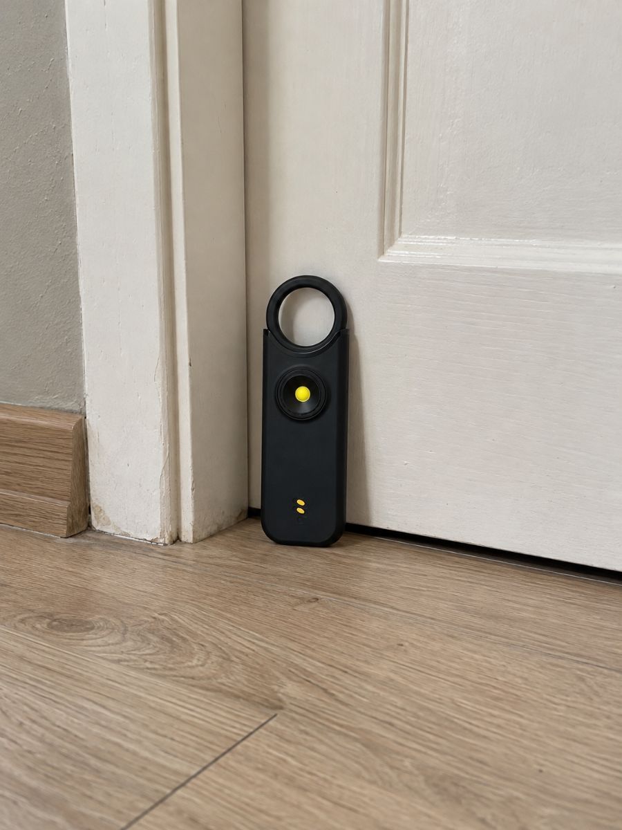 Personal & Door Vibration Alarm with LED Light