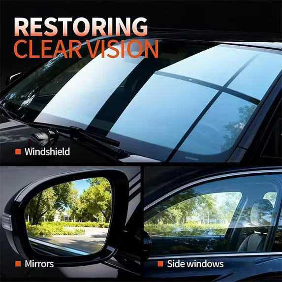 Deep-Clean Windshield Oil Film Remover Brush