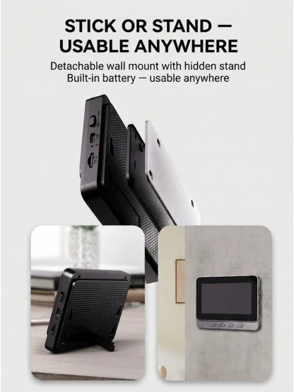 【24h Monitoring】AI Voice Changer Doorbell Camera