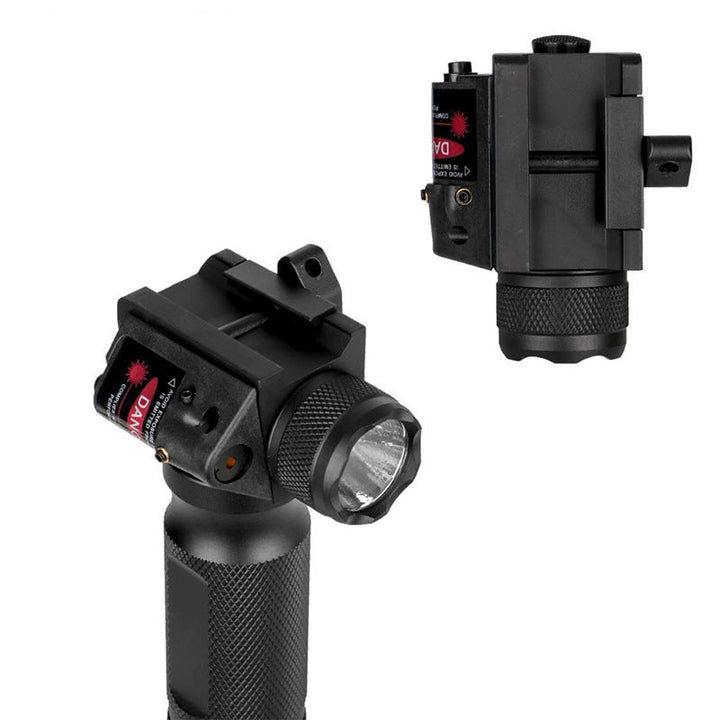 Lumigrip Vertical Flashlight Grip – LED Light with Laser