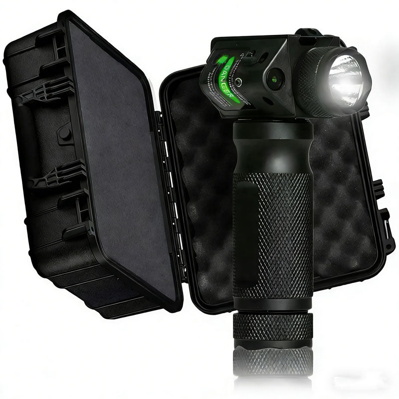 Lumigrip Vertical Flashlight Grip – LED Light with Laser