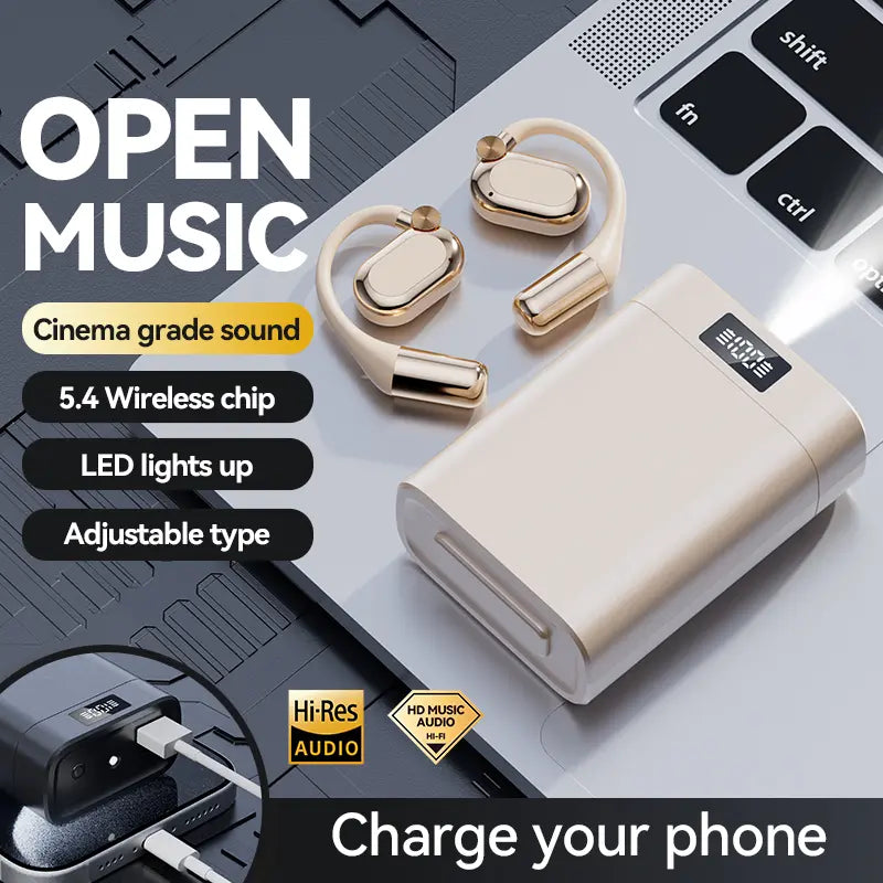 Bluetooth Earbuds with Smartphone Charging Support - 9