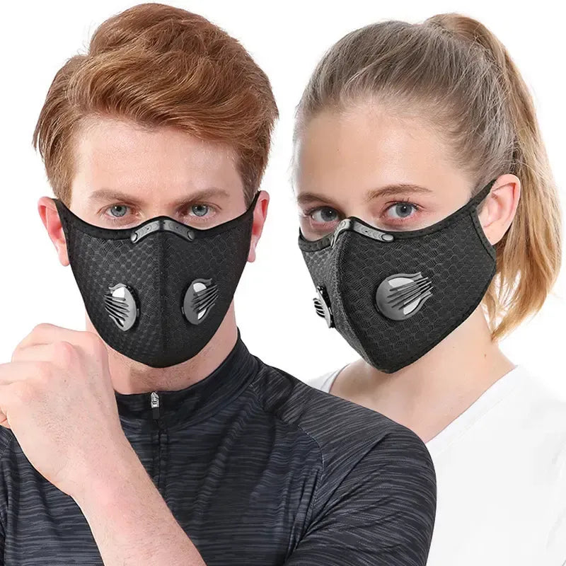 💖Reusable Carbon Dust Mask（6 Replacement Filters Included）