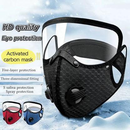 💖Reusable Carbon Dust Mask（6 Replacement Filters Included）