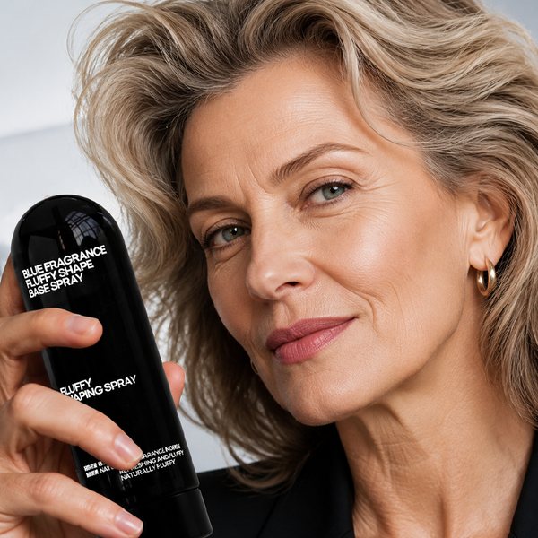 👩 Peach-scented volumizing & setting spray—for lightweight, bouncy hair and long-lasting hold.