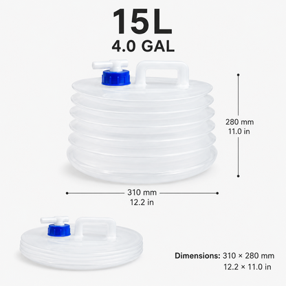 💧  Collapsible Water Container with Spigot
