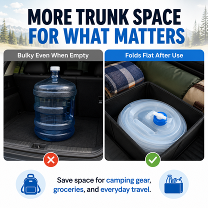 💧  Collapsible Water Container with Spigot
