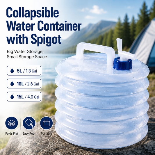 💧  Collapsible Water Container with Spigot