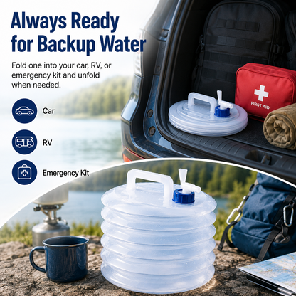 💧  Collapsible Water Container with Spigot