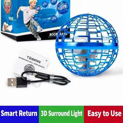 🎄 Bring Home the Magic! 🎁 Flying Orb Ball – A Gift for Family Fun!