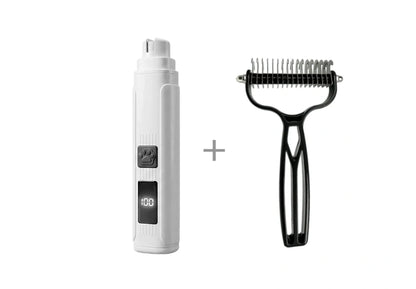 🥳2026 HOT SALE🥳 50K+ SOLD! 🐶💨50% OFF! Electric Pet Nail Grinder | Whisper Quiet, 3-Speed, LED, USB-C Rechargeable for Dogs & Cats ✨