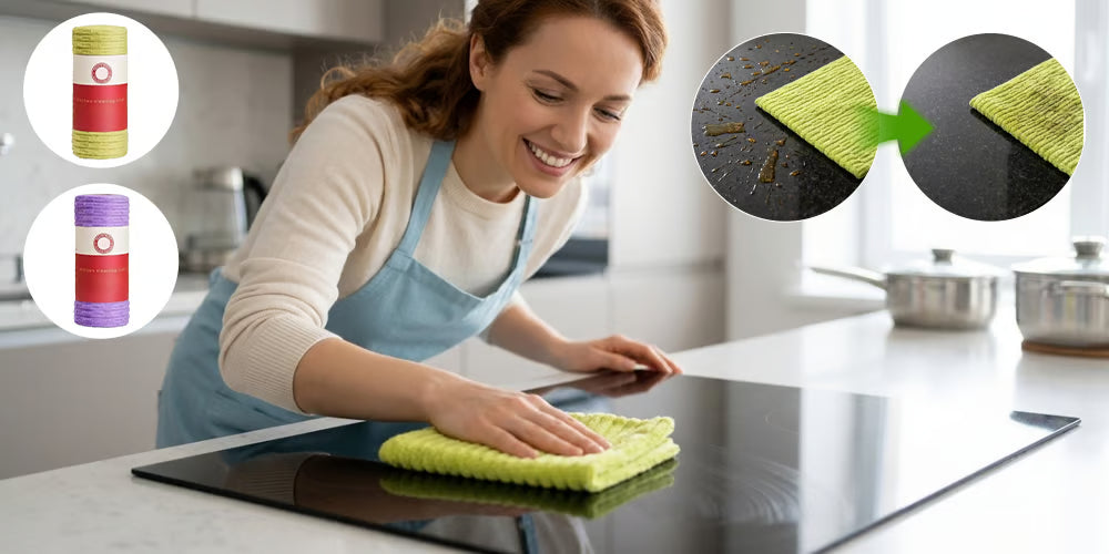 Textured Coral Fleece Tear-Away Cleaning Towel
