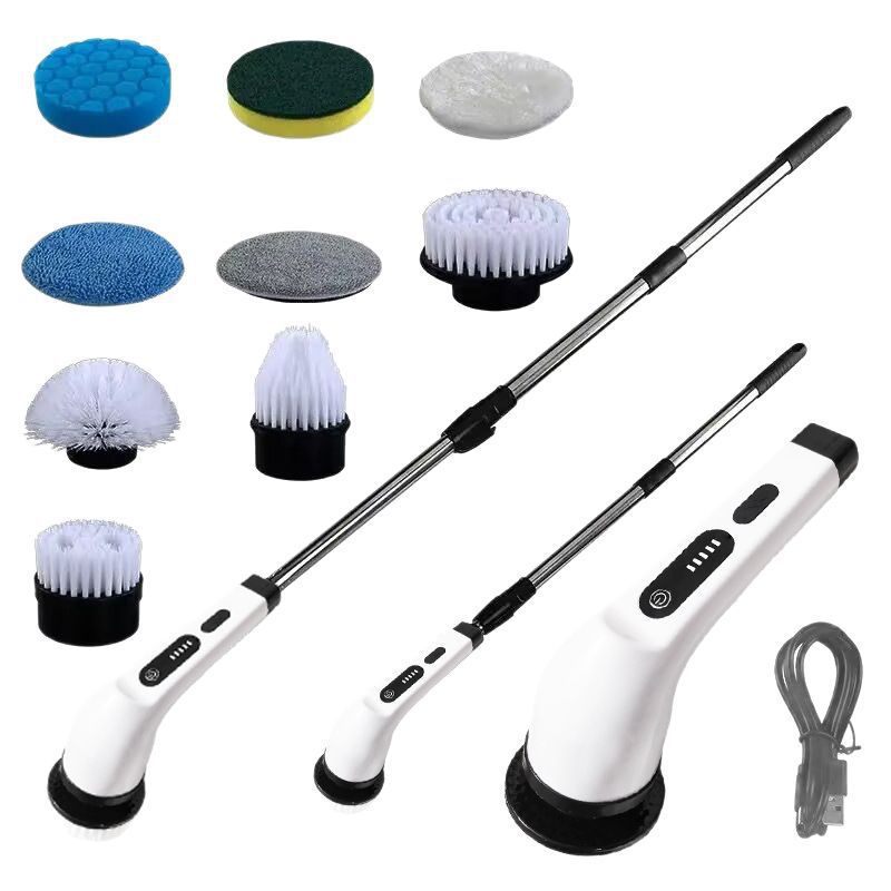 🚀 Next-Gen Electric Spin Scrubber – Powerful Cleaning, Less Scrubbing! 🧽✨