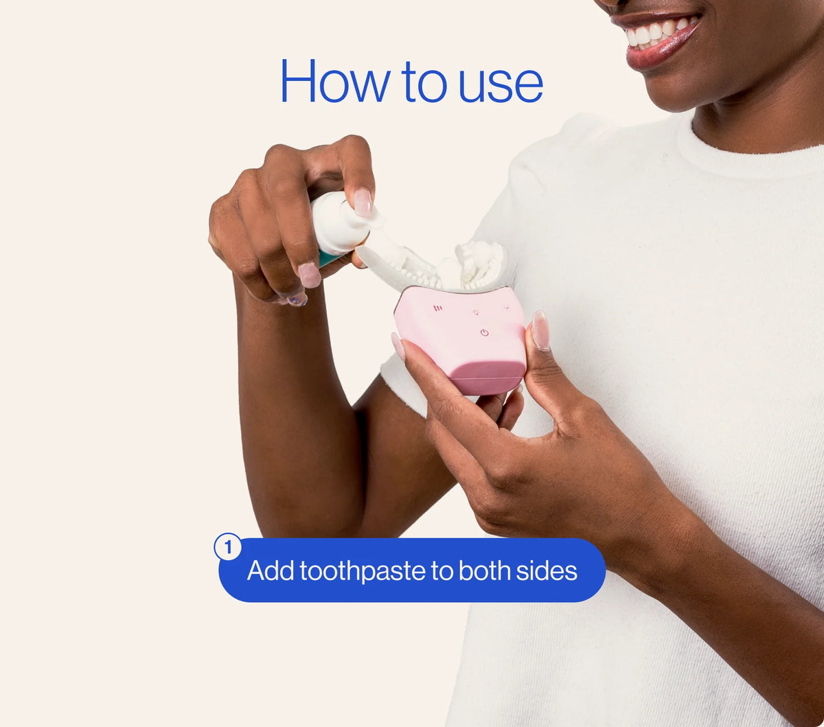 U-shaped electric soft-bristled toothbrush