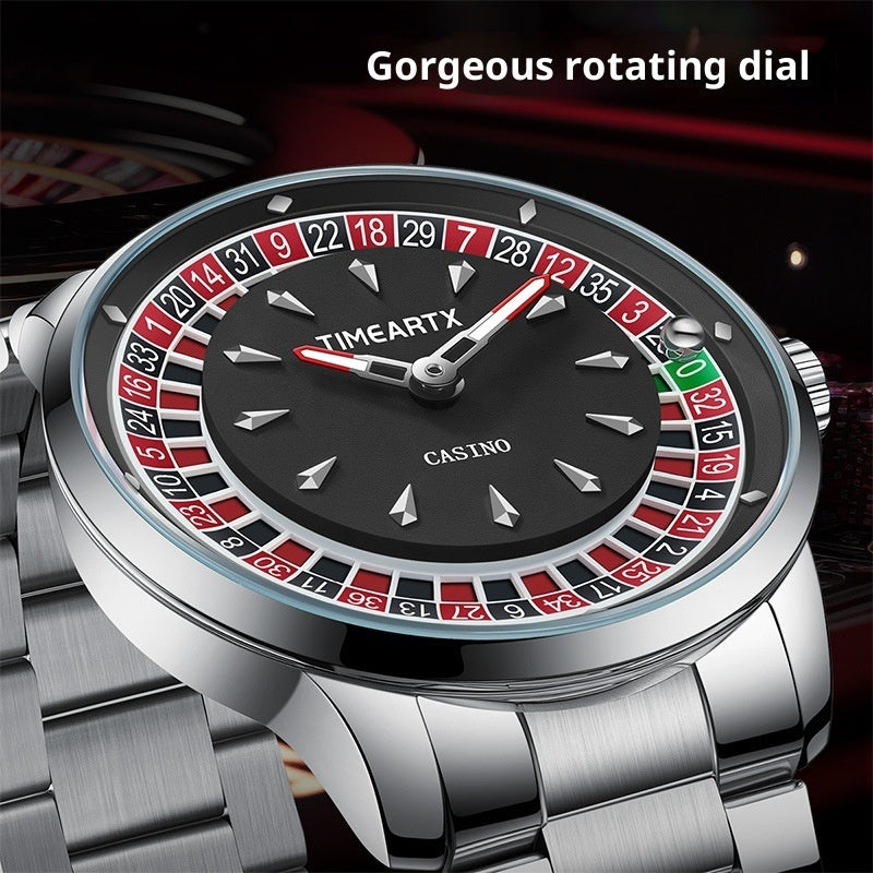 Rotating Decorative Dial Watch for Men – Make A Power Move With This Unique Timepiece