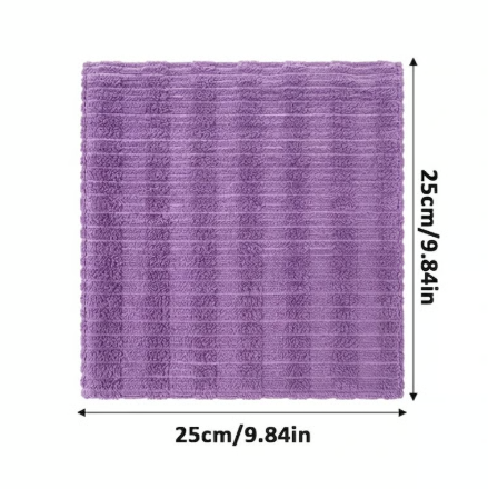 Textured Coral Fleece Tear-Away Cleaning Towel