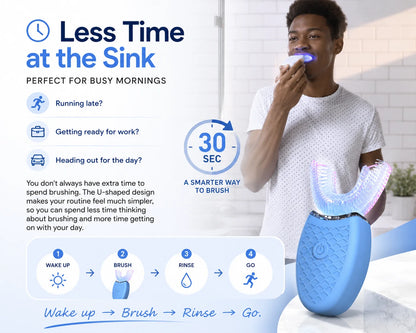 U-shaped electric soft-bristled toothbrush
