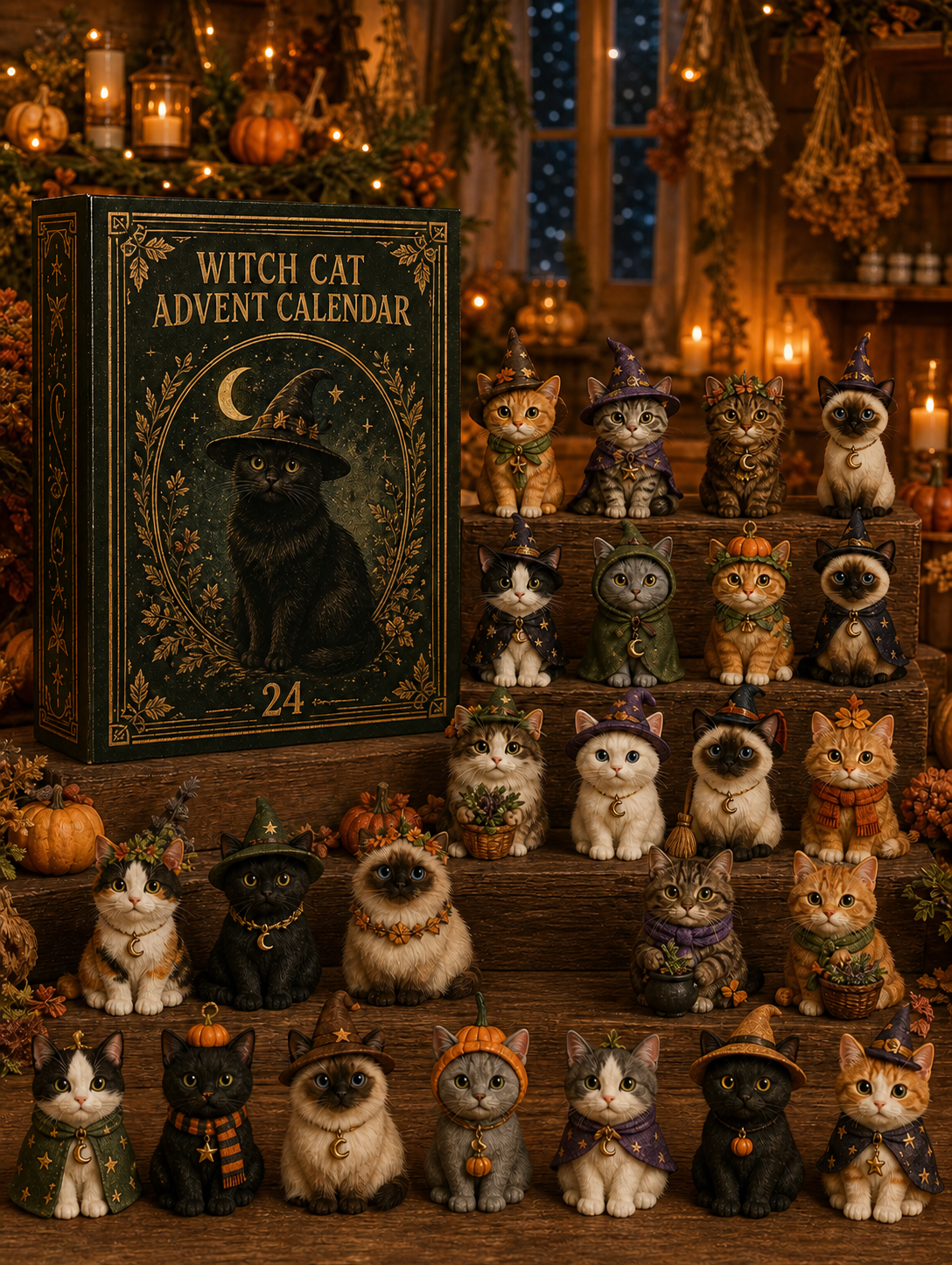 🐱 24 Days of Cats Advent Calendar: Christmas Countdown for Cat Lovers