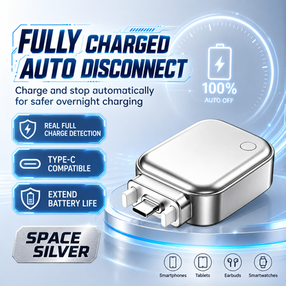 🔥Hot Sale 55% OFF ✨140W Type-C Physical-Disconnect Battery Guard - Auto & Self-Eject Charger