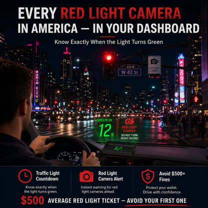 Head-up Display (HUD) in-vehicle GPS digital speedometer