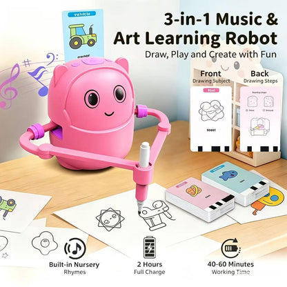 🔥 SAVE 33%! 🎁 Next-Gen Drawing Robot – A Creative Christmas Gift for Kids!