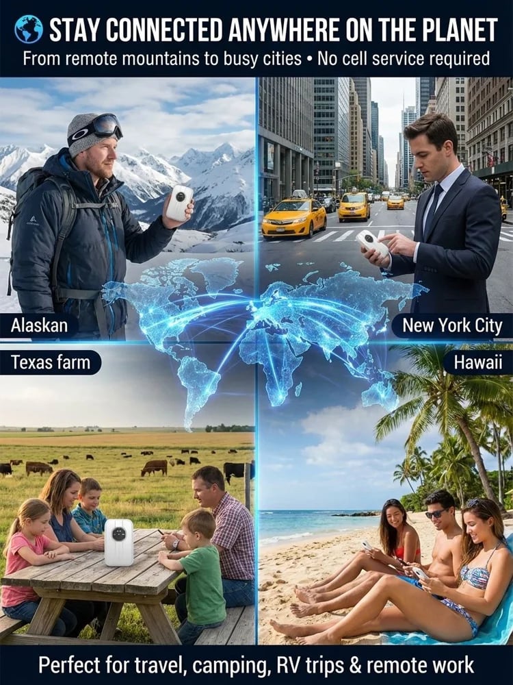 Global Coverage Boundless Portable Wi-Fi– 🛜
