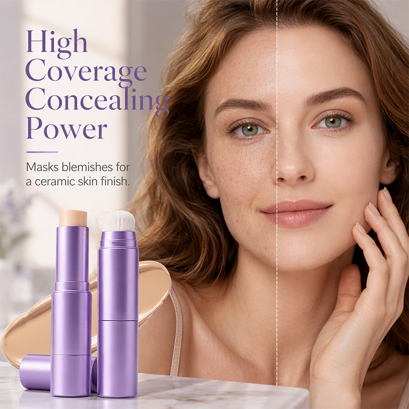 Color Changing Foundation Stick, 2-in-1 Foundation & Concealer