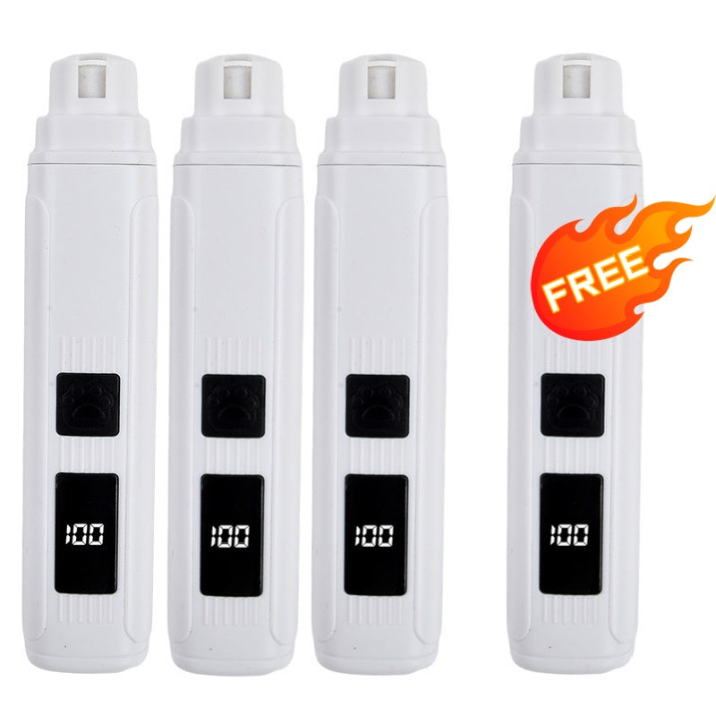 🥳2026 HOT SALE🥳 50K+ SOLD! 🐶💨50% OFF! Electric Pet Nail Grinder | Whisper Quiet, 3-Speed, LED, USB-C Rechargeable for Dogs & Cats ✨