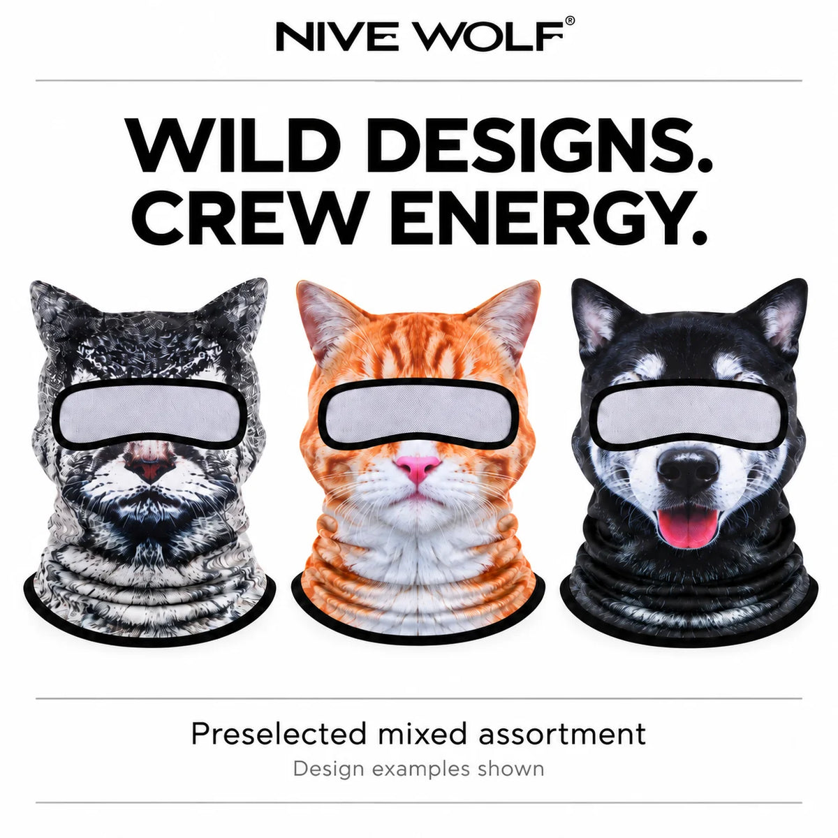 NIVE WOLF Alpine Balaclavas ⛷️