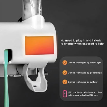 💥BUY 1 GET 1 FREE Today!! Smart UV Sterilizing Toothbrush Holder🦷