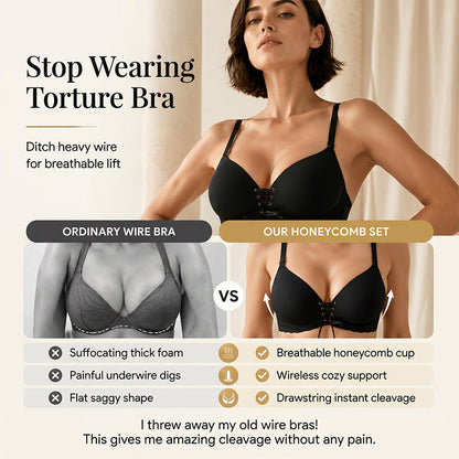 Women’s Seamless Breathable Push-Up Support Bra - 3