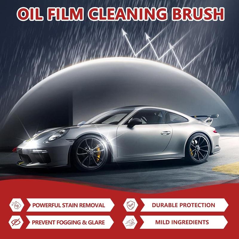 Automotive glass care feature illustration