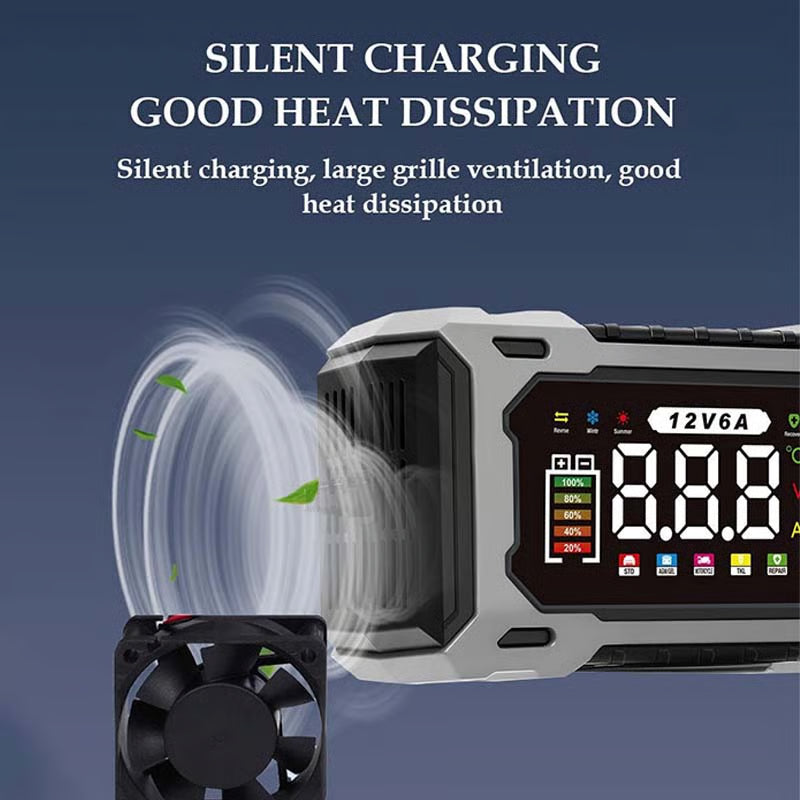 🔌🚗12V/24V Smart Battery Charger, Maintainer & Trickle Charger🔋