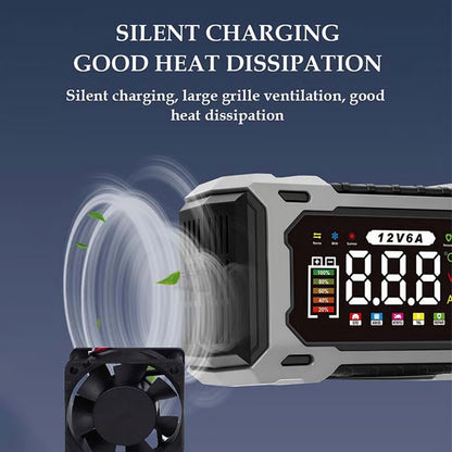 🔌🚗12V/24V Smart Battery Charger, Maintainer & Trickle Charger🔋