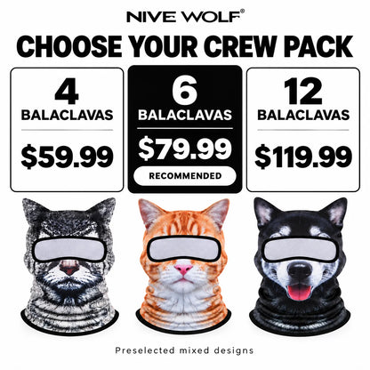 NIVE WOLF Alpine Balaclavas ⛷️