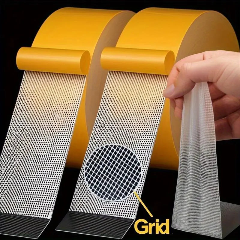 Heavy Duty Double Sided Mesh Tape - Industrial Strength Adhesive (66ft/20m * 2 inch (5cm))