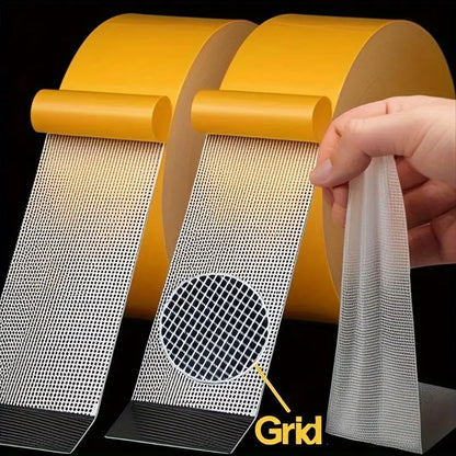Heavy Duty Double Sided Mesh Tape - Industrial Strength Adhesive (66ft/20m * 2 inch (5cm))