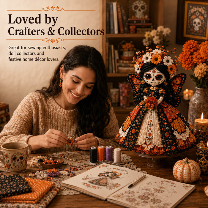 DIY Patchwork Doll Sewing Kit 🎃 Create Your Own Handmade Fabric Doll
