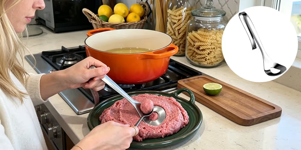 Easy-Release Meatball Maker Spoon