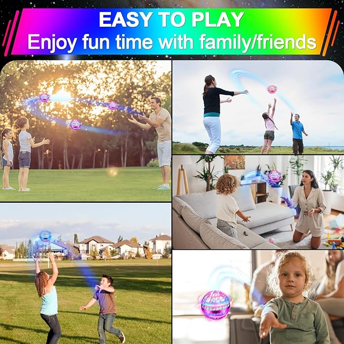 🎄 Bring Home the Magic! 🎁 Flying Orb Ball – A Gift for Family Fun!