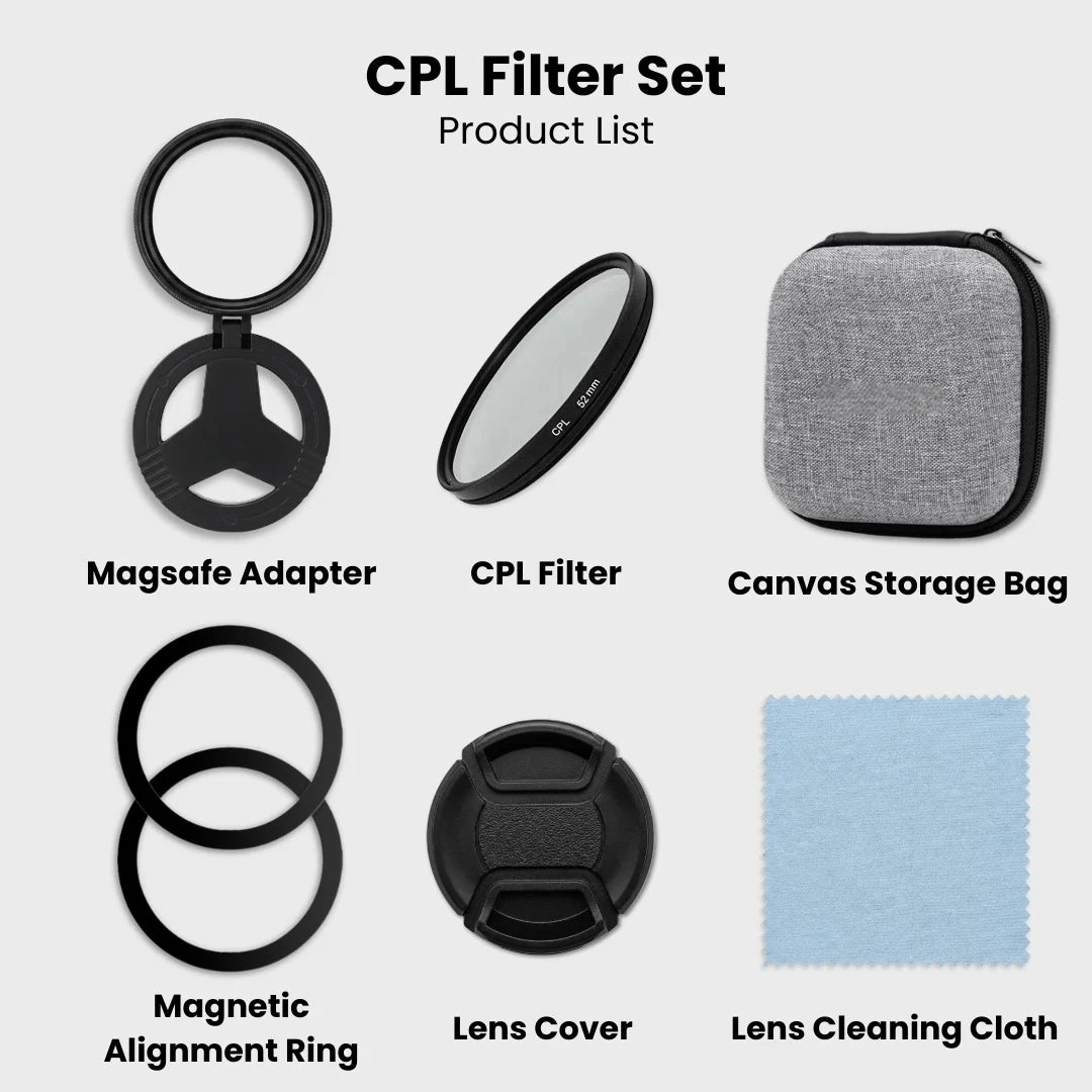 Tervizo™Professional Polarizing Lens — Reduce Glare & Reflections for Stunning Shots
