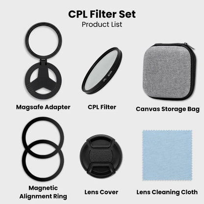 Tervizo™Professional Polarizing Lens — Reduce Glare & Reflections for Stunning Shots