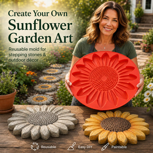 Create-Your-Own Garden Stepping Stone Mold
