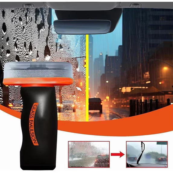 Deep-Clean Windshield Oil Film Remover Brush