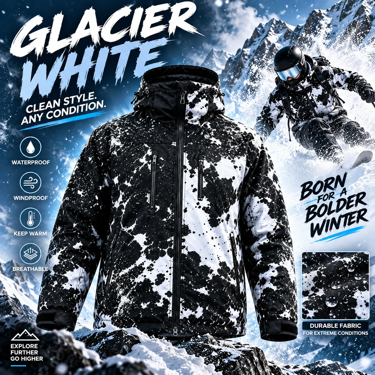 ❄️ The Jacket That Changes When It Snows